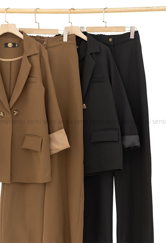 ست کت شلوار آستین آستر دار کد1005480